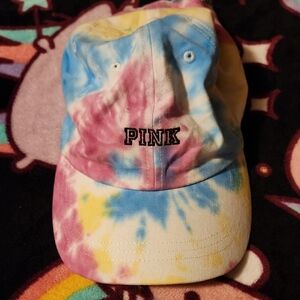 PINK Victoria's Secret Tie-Dye Hat